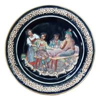Antiguo Plato Decorativo De Ceramica Con Gancho segunda mano  Argentina