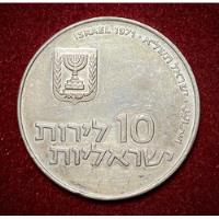 Moneda 10 Libras Israel 1971 Km 57 Plata 0.900 Pidyon Haben segunda mano  Argentina