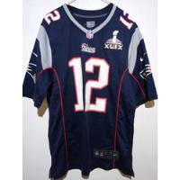 Camiseta Nfl England Patriots Nike #12 Tom Brady Super Bowl segunda mano  Argentina