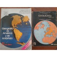 Geografía Az 2 Libros Europa Oceanía América Antártida  segunda mano  Argentina