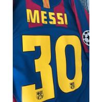 Barcelona Camiseta 2006 Messi #30 Final Champions Original, usado segunda mano  Argentina