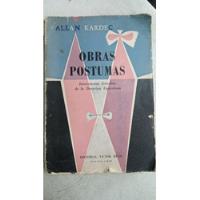 Obras Postumas - Allan Kardec - Edit. Victor Hugo - 1955, usado segunda mano  Argentina