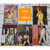 Lote 5 Libros Queen. Freddie Mercury. Perfecto Estado.  segunda mano  Argentina
