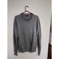 Sweater Tommy Hilfiger Liso Gris Oscuro Original Talle Small, usado segunda mano  Argentina