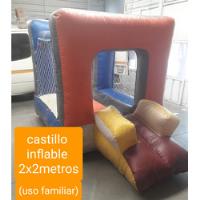 Usado, Castillo Inflable De 2x2metros Con Turbina De 3/4hp  segunda mano  Argentina