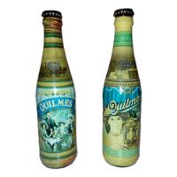 Botella X2 Cerveza Quilmes Estampa Colección Vintage Decorac segunda mano  Argentina