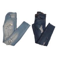 Combo Pack X2u De Jeans Talle Xs/s Mujer Oportunidad segunda mano  Argentina