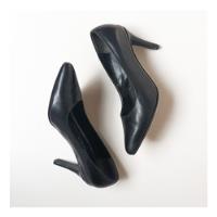 Zapatos Sarkany Originales Cuero Negro Taco Stilettos Envíos segunda mano  Argentina