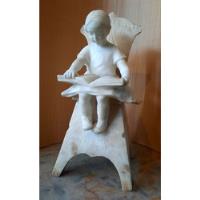 Figura Escultura Estatua De Alabastro Italiano Niña Leyendo  segunda mano  Argentina