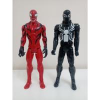 Lote Figuras Spiderman: Carnage + Agente Venom 30 Cm Hasbro, usado segunda mano  Argentina