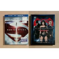 Man Of Steel + Batman V Superman - Blu-ray + Dvd Original segunda mano  Argentina