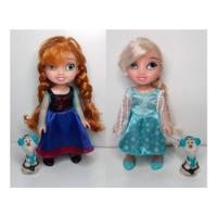 Usado, Lote Muñecas Mini Princesas Anna Y Elsa Frozen Disney segunda mano  Argentina