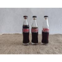 Lote X 3 Botellitas Mini Antiguas De Coca-cola  segunda mano  Argentina