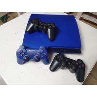 Playstation 3 Azul + 3 Joystick + Cable Cargador + Hen segunda mano  Argentina