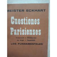 Cuestiones Parisienses Eckhart segunda mano  Argentina