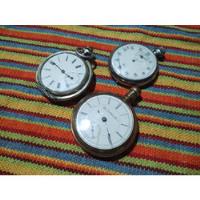 Usado, Lote De 3 Antiguos Relojes De Bolsillo Para Repuestos segunda mano  Argentina