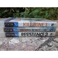 Bioshock Infinite + Killzone3 + Resistance3 Ps3 segunda mano  Argentina
