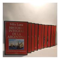 Historia Integral De Argentina 10 Tomos Felix Luna Planeta segunda mano  Argentina
