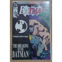 Usado, Cómic Batman #497 The Breaking Of The Bat, Issue Inglés,bane segunda mano  Argentina