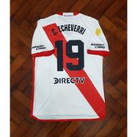 Usado, Camiseta Titular River Plate, C. Echeverri 19 Talle L.  segunda mano  Argentina
