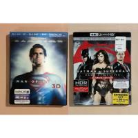 Man Of Steel + Batman V Superman - 4k Uhd + Blu-ray Original segunda mano  Argentina