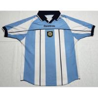 Camiseta Selección Argentina, Reebok 2000. Talle L De Niño segunda mano  Argentina