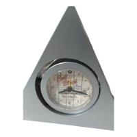 Bonito Reloj De Escritorio Triangular Alarma Retro 18x20cm segunda mano  Argentina