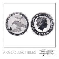 Usado, Australia Moneda 1 Dolar 2018 Plata 999 1 Onza Aguila Proof segunda mano  Argentina