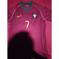 Camiseta Selección De Portugal 2006 Talle L 7 Figo segunda mano  Argentina