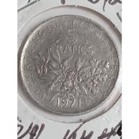 Francia 1971. Moneda De 5 Francos. Mb. Km 926a. Mira!!!! segunda mano  Argentina