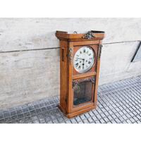 Antiguo Reloj De Pared Junghans Wurttemberg Caja Roble  segunda mano  Argentina