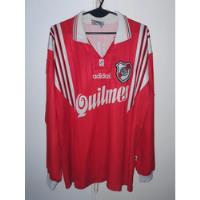Camiseta River Plate 1997 Roja Mangas Largas #10 Talle 4  segunda mano  Argentina