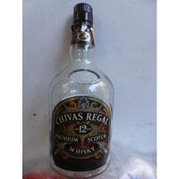 Antigua Botella De Vidrio De Whisky Chivas Regal 12 Años 1 L segunda mano  Argentina