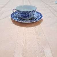 Taza Para Café Con Su Plato En Porcelana Inglesa Y Verbano segunda mano  Argentina