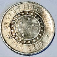Moneda 500 Reis 1889 Brasil Con Falla Acuñacion Error Cuño segunda mano  Argentina