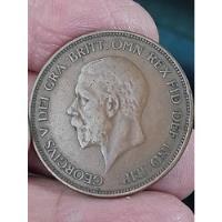 Moneda Inglaterra One Penny  1934 Km#810 Ref 478 Libro 3 segunda mano  Argentina