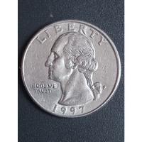 Estados Unidos 1997 P. Moneda De Quarter Dollar. Mb. Mira!!!, usado segunda mano  Argentina