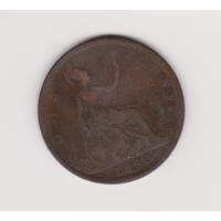 Moneda Inglaterra 1 Penny Año 1890 Bueno - segunda mano  Argentina