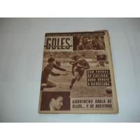 Revista Goles 833 River 5 Vs Barcelona 1 Garrincha Boca 1964 segunda mano  Argentina