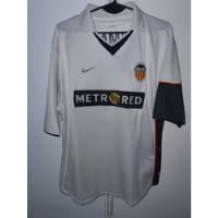 Camiseta Valencia Nike 2003 Metrored #21 Aimar T.l segunda mano  Argentina