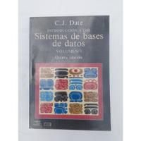 Usado, Libro Sistemas De Bases De Datos Vol 1 C J Date - Impecable segunda mano  Argentina