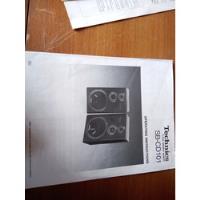Manual Bafles Technics Sb-cd101 segunda mano  Argentina