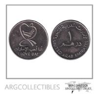 Emiratos Arabes Unidos Moneda 1 Dirham 2010 Niquel Km-99 Unc segunda mano  Argentina