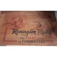 Antiguo Cajón Madera Para Maquina De Escribir Remington Rand segunda mano  Argentina