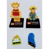 Usado, Mini Figuras Símil Lego Los Simpson  segunda mano  Argentina