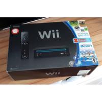 Nintendo Wii 512mb + Wii Sports Resort + 4 Controles C.negro, usado segunda mano  Argentina