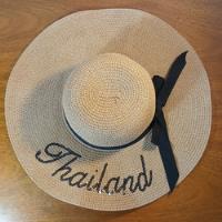 Sombrero De Paja Natural Mujer Ala Ancha Playa Sol, usado segunda mano  Argentina