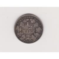 Usado, Moneda Alemania 1/2 Marco Año 1905 A Plata Muy Buena - segunda mano  Argentina