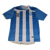 Camiseta De Racing Club 2010 Olympikus #11 (plastisol) segunda mano  Argentina