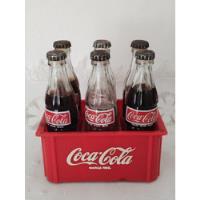 Usado, Cajón Miniatura Y Seis Botellas Coca Cola segunda mano  Argentina
